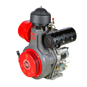 Moteur diesel refroidi par air monocylindre 186F pour petit intérieur marin